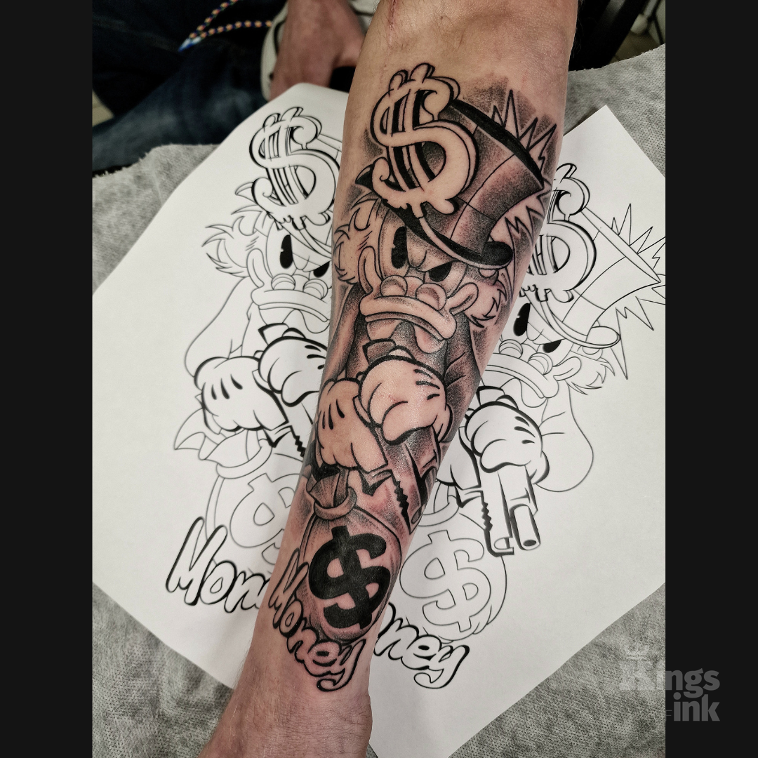 Postać fantastyczna Sknerus McKwacz.